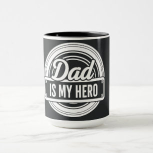 Papa ist mein Held Tasse