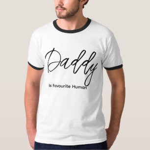 "Papa ist mein Lieblingsmensch" Süßes Vatertags-T- T-Shirt