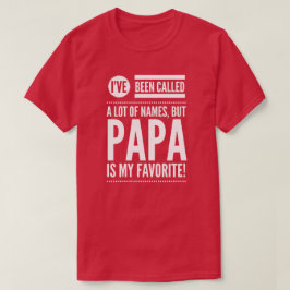 Papa ist mein Lieblingsname T-Shirt