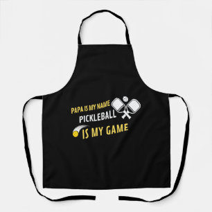 Papa ist mein Name Pickleball ist mein Spiel Schürze