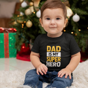 Papa ist mein Superheld Kleinkind T-shirt