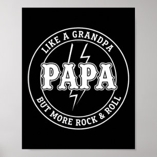 Papa ist wie ein Opa, aber mehr Rock & Roll, Poster
