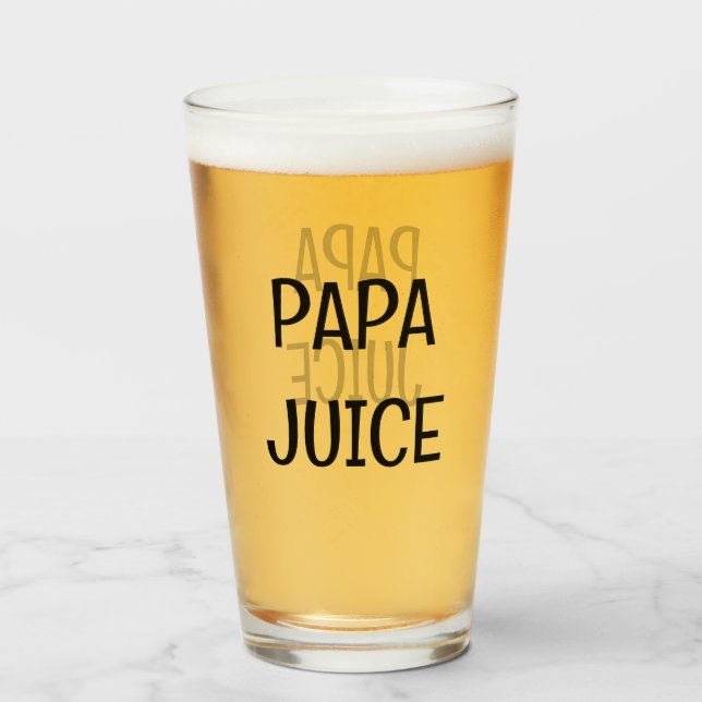 Papa Juice Glas (Vorne (Gefüllt))