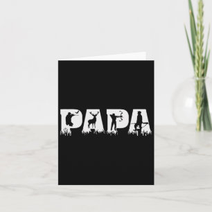 Papa Junting Hunter Vatertag Karte