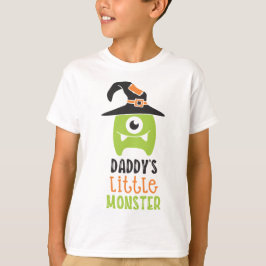 Papa Kleiner Monster Weiß T-Shirt