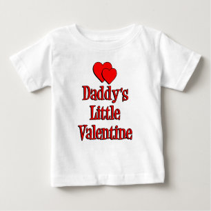 Papa-Kleines Valentin Baby T-shirt