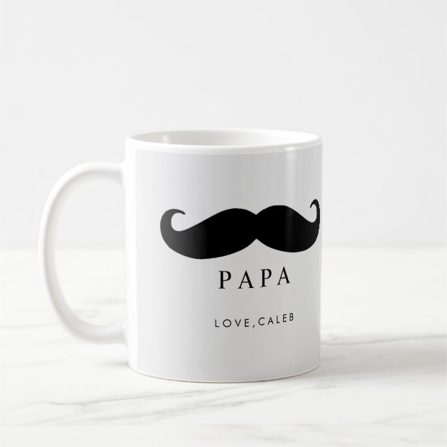 PAPA kundenspezifische Foto-Tasse Kaffeetasse (Links)