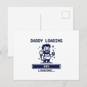 Papa lädt 99% postkarte