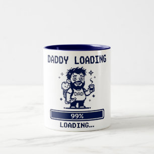 Papa lädt 99% zweifarbige tasse