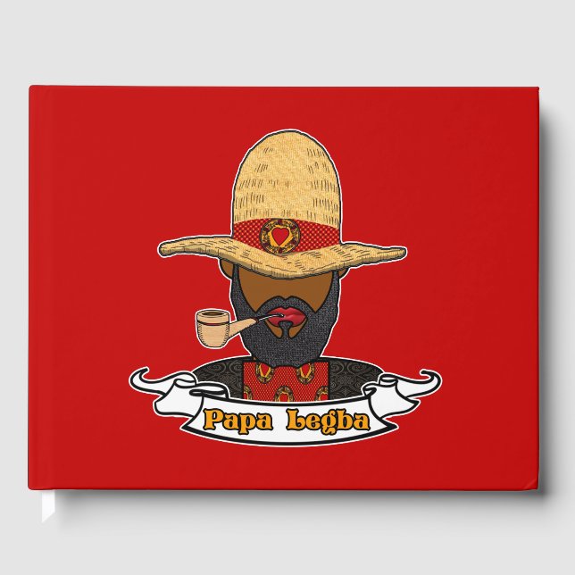 Papa Legba Portrait Gästebuch (Vorderseite)