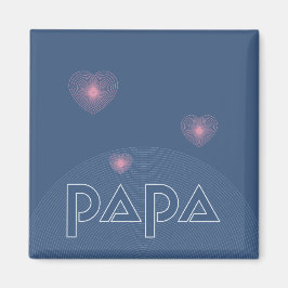 Papa, Leitleuchte (Arc) Magnet