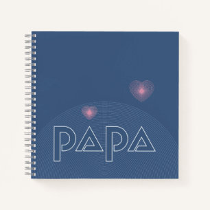 Papa, Leuchtpult Notizbuch