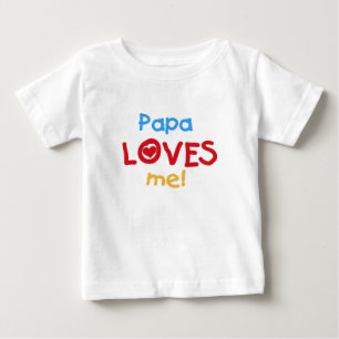 Papa Lieben ich Baby T-shirt