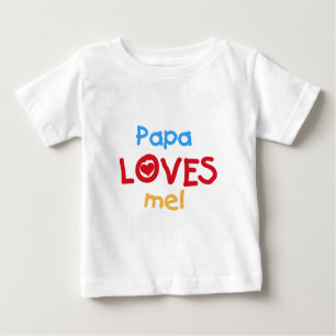 Papa-Lieben ich Baby T-shirt