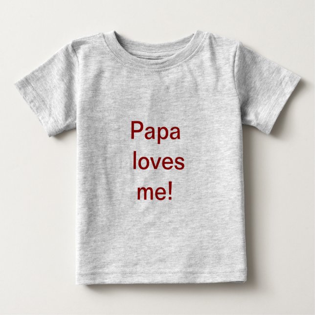 Papa-Lieben ich Shirt (Vorderseite)