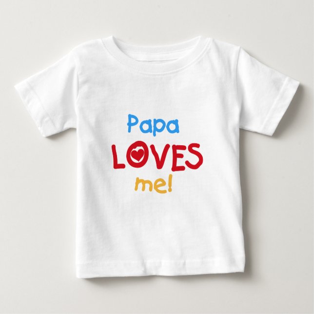 Papa Lieben T - Shirt und Geschenke (Vorderseite)