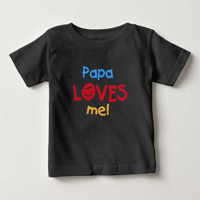 Papa Lieben T - Shirt und Geschenke (Vorderseite)