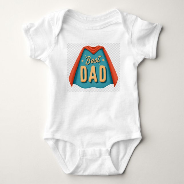PAPA liebt dich Baby Strampler (Vorderseite)
