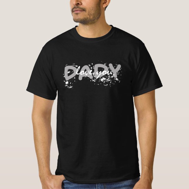 Papa liebt T-Shirt (Vorderseite)
