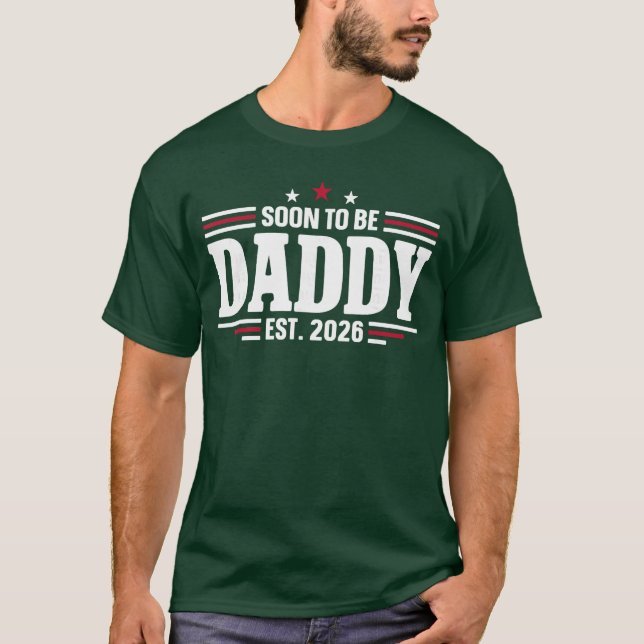 Papa Loading 2026 Bald Papa 2026 Junge T-Shirt (Vorderseite)