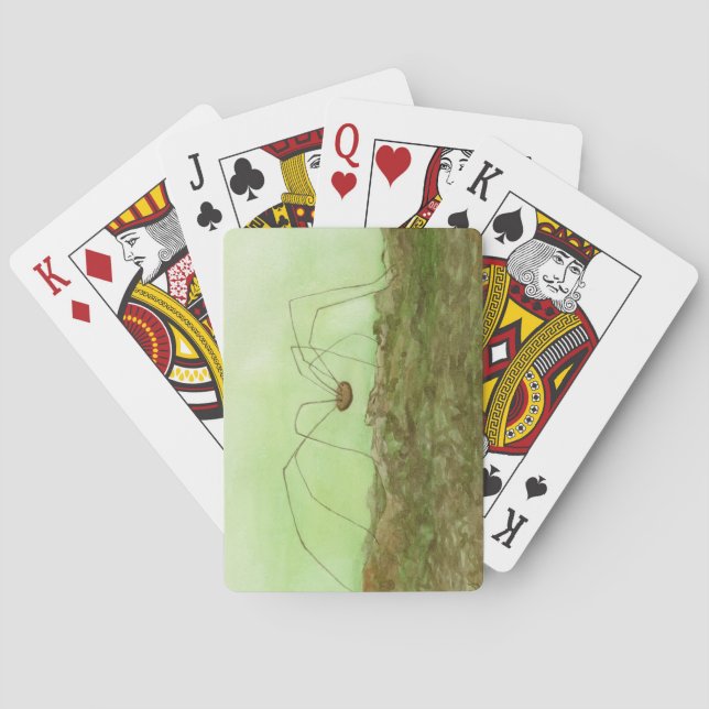 Papa Long Legs Spielkarten (Rückseite)