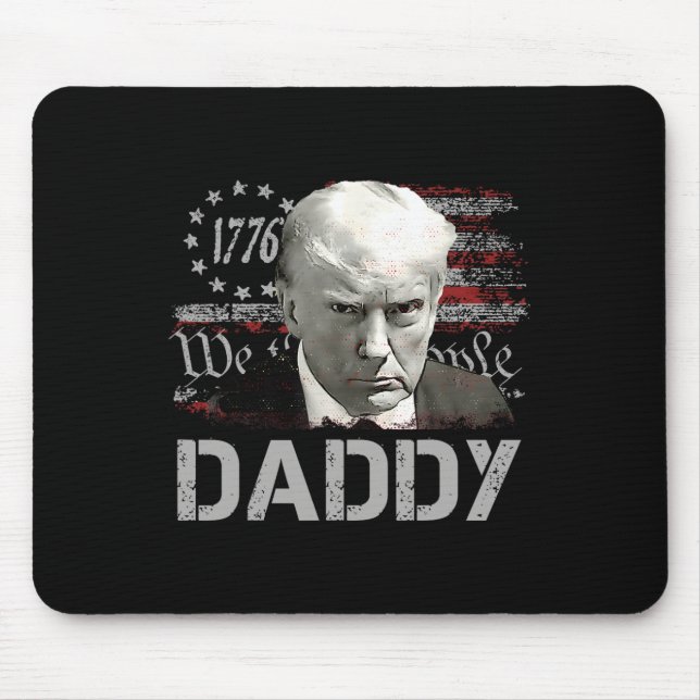 Papa Lustig Papa Trump  Mousepad (Vorne)