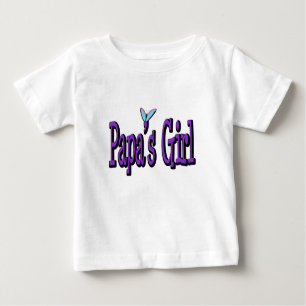 Papa-Mädchen Baby T-shirt