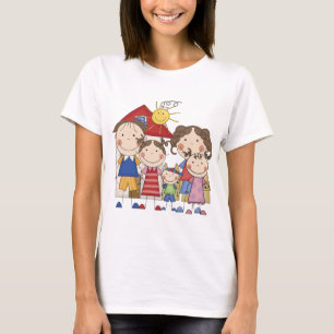 Papa, Mama, große Schwester, mittlere Schwester, k T-Shirt