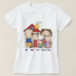 Papa, Mama, große Schwester, mittlere Schwester, k T-Shirt