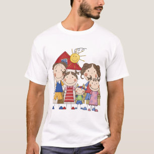 Papa, Mama, große Schwester, mittlere Schwester, k T-Shirt