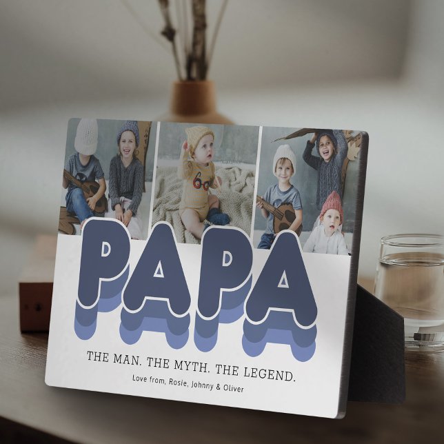 Papa Man Myth Legend Foto Fotoplatte (Von Creator hochgeladen)