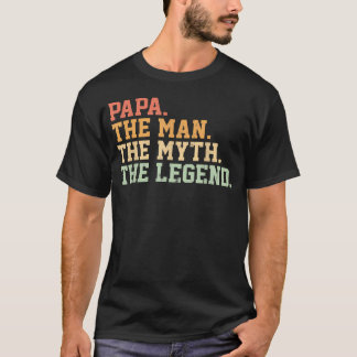Papa Mann Mythos Legende Für Lustig T-Shirt