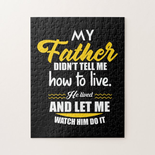 Papa, mein Vater hat es mir nicht gesagt Puzzle (Vertikal)