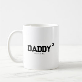 Papa mit individuellem Kindernamen Kaffeetasse