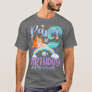 Papa of the Birthday Girls Mermaid Magic Family T-Shirt