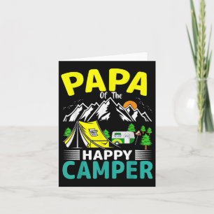 Papa of the Camper Vater 1. Geburtstagsfamilie Cam Karte
