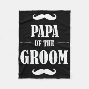 Papa of the Groom T Shirt Funny Wedding Bachelor P Fleecedecke