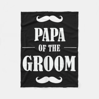 Papa of the Groom T Shirt Funny Wedding Bachelor P Fleecedecke