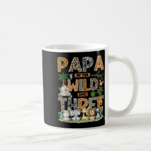 Papa Of The Wild & Three Zoo 3. Geburtstag Saf Kaffeetasse