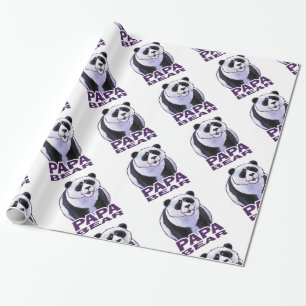 Papa Panda Bear Geschenkpapier