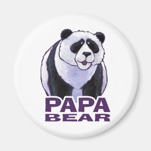 Papa Panda Bear Magnet