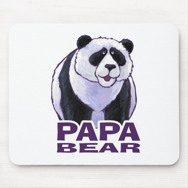 Papa Panda Bear Mousepad (Vorne)