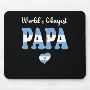 Papa Papa der beste Vater der Welt Mousepad