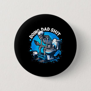 Papa Papa-Witz-Skelett Papa Lustiger Papa Vatertag Button