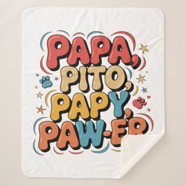 Papa Pito Pappy Pawer Sherpadecke (Vorderseite)