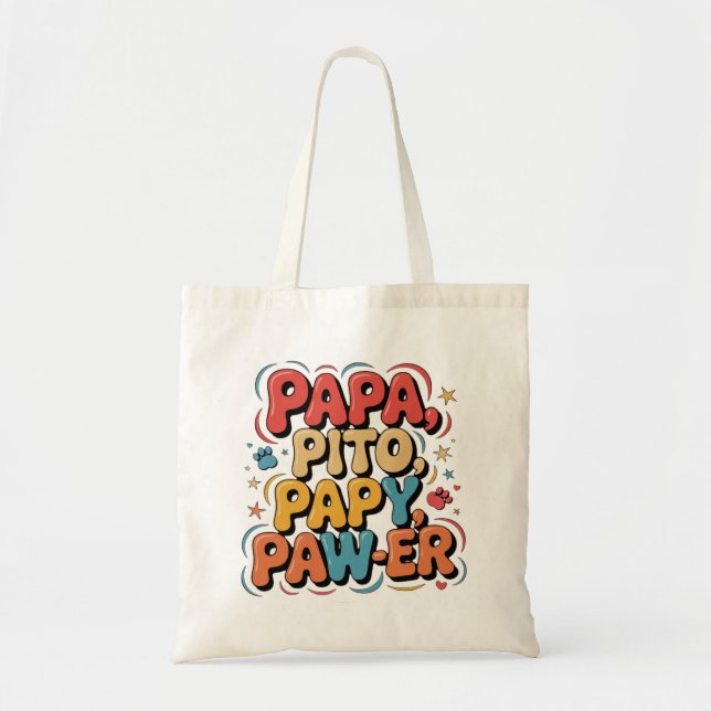 Papa Pito Pappy Pawer Tragetasche (Vorne)
