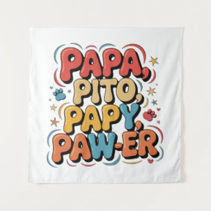 Papa Pito Pappy Pawer Wandteppich