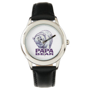 Papa Polar Bear Armbanduhr