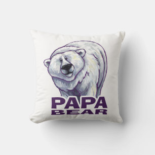 Papa Polar Bear Kissen