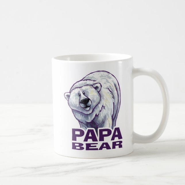 Papa Polar Bear Tasse (Rechts)